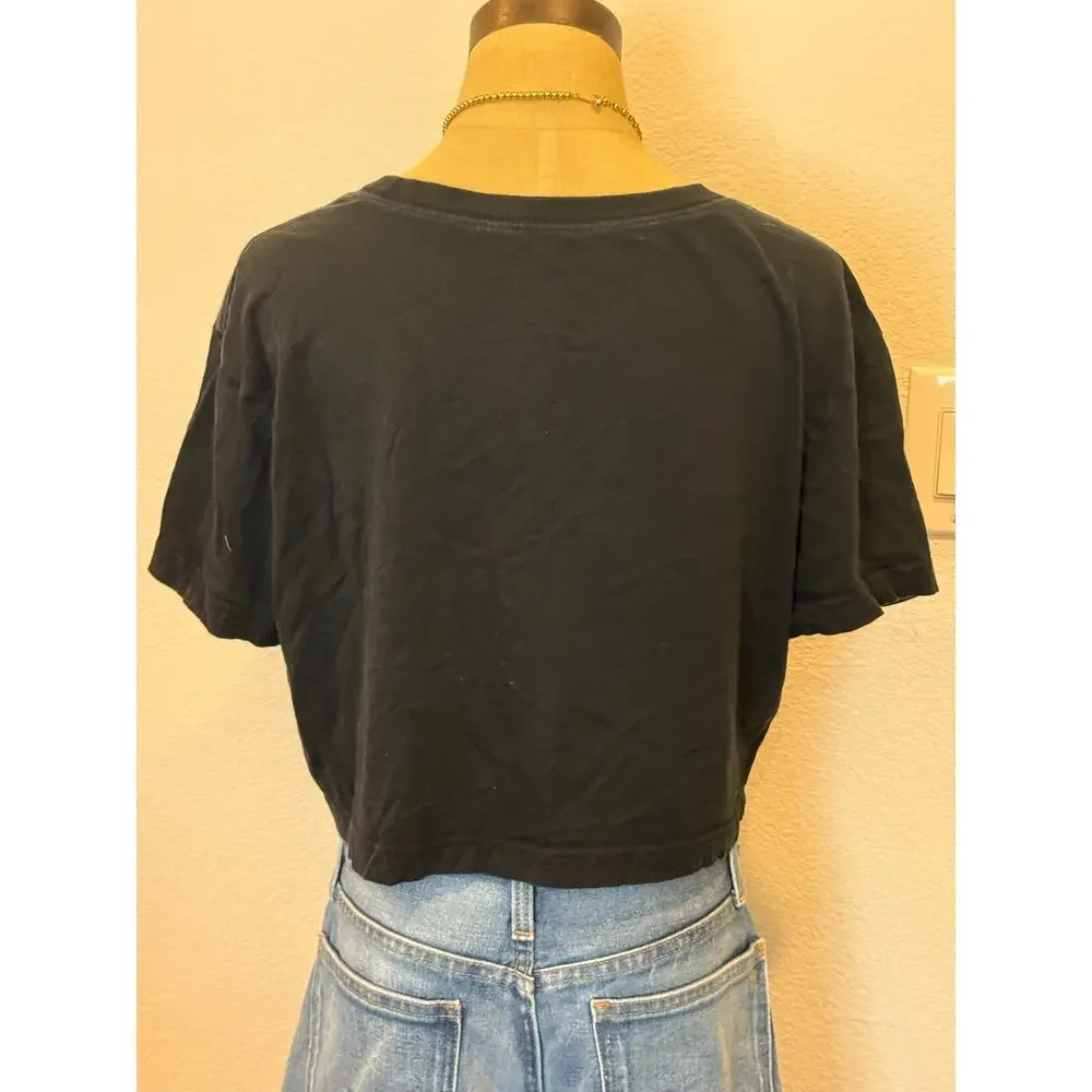 NIKE Loose Fit Cropped Tee T-Shirt Top Woman size S athleisure Workout